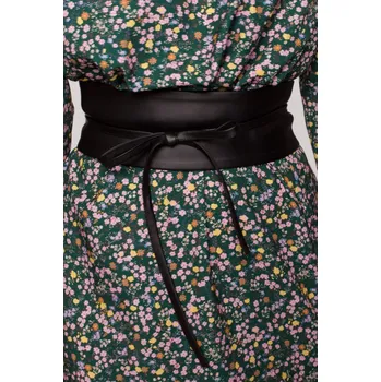 Ozdoba do vlasů Pásek z umělé kůže MOE M636 černý EU velikost: S/M