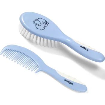 kartáč na vlasy BabyOno Hřebínek a kartáček modrý