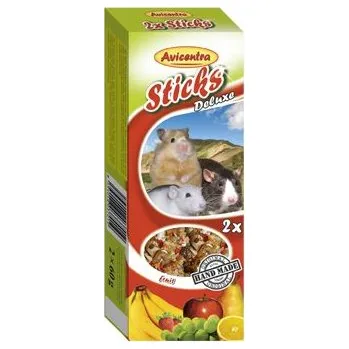 Pro hlodavce Avicentra tyčinky malý hlodavec - ovoce 2ks