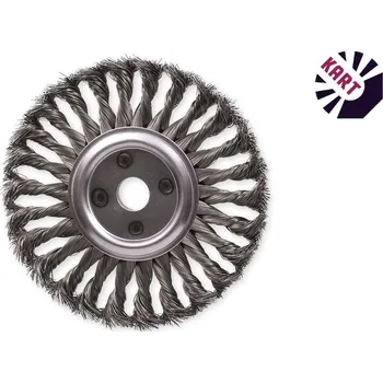 Radiální kartáč copánkový 175 mm - ocel hladká, 0,40 mm , 175x22,2 mm