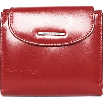 Peněženka Červená kožená peněženka Bellugio AD-21R-121 + RFID