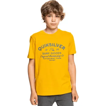 Chlapecké tričko quiksilver Dětské triko youth closed captions tee nugget gold - yma0