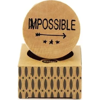 Razítko CreativeHobby Dřevěné razítko Pop razítko - Impossible