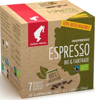 Julius Meinl Espresso Bio & Fairtrade Inspresso 10 ks
