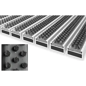 Rohožka ACARA CB rohož s kartáčovou vložkou černá, 17 mm, 15 mm