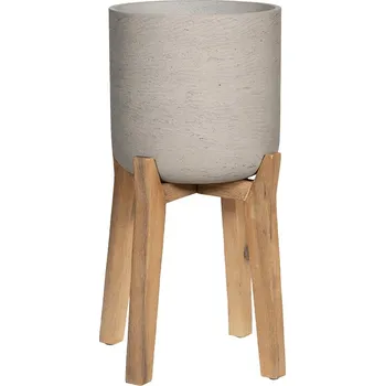 Květináč Retro květináč Charlie XXL Grey 52x88cm + doprava zdarma