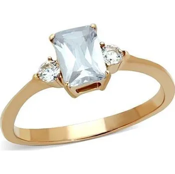 Prsten Šperky4U Ocelový prsten s mléčným kamenem - velikost 55 - AL-0107-55