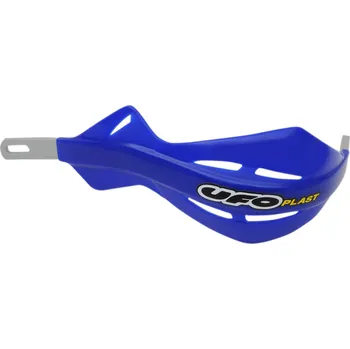 Kryty páček motocyklu s hliníkovou výztuhou UFO UNIVERSAL HANDGUARDS barva reflex modrá - pár