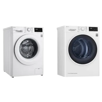 Set pračky a sušičky Recenze LG F4TURBO9E + RC80EU2AV4D