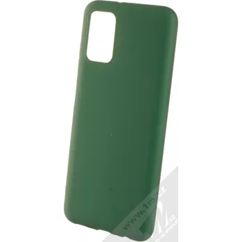 Pouzdro na mobilní telefon 1Mcz Matt TPU ochranný silikonový kryt pro Samsung Galaxy A03s tmavě zelená (forest green)