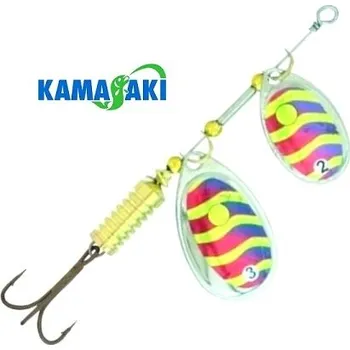 Umělá nástraha Kamasaki rotační třpytka Gold Star Stork Tandem Red/Gold