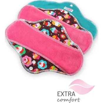 Menstruační vložka Petit Lulu s.r.o. Dortíčky - látková vložka ULTRA (SLIM) - Látková vložka ULTRA 3 ks