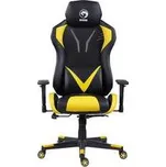 Herní křeslo Marvo CH-133, černé, odnímatelné polštářky, polohovatelné,rychlé dodání