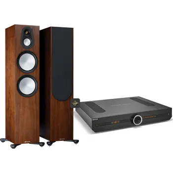 Elektronika Monitor Audio Silver 7G 500 + Roksan Attessa Streaming set - ořech