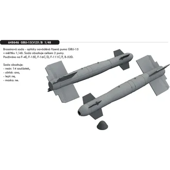Plastikový model Eduard 1/48 GBU-15(V)21/B