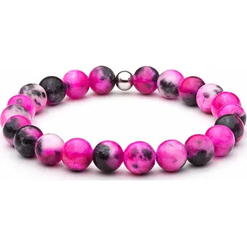 Náramek Minerální náramek FUCHSIA JADEIT MN1069