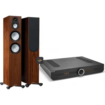 Elektronika Monitor Audio Silver 7G 300 + Roksan Attessa Streaming set - ořech