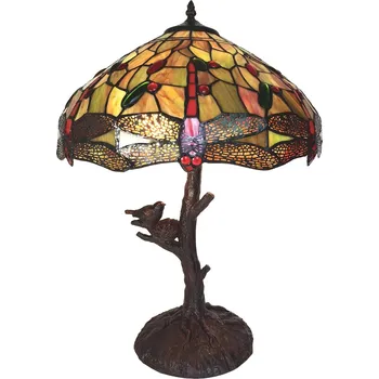 Lampička Stolní Tiffany lampa Leonelle - Ø 41*57 cm