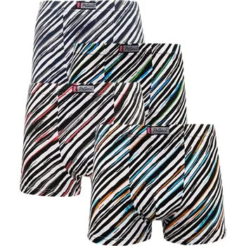 Boxerky Boxerky Pesail mix barev ( 4 ks v balení) Barva: Mix barva, Velikost: L