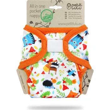 Plenkové kalhoty Petit Lulu s.r.o. Lesní pohádka - All In One kapsová plena sz