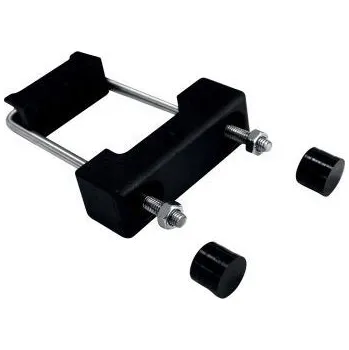 Příslušenství pro plot Příchytka pro panely 3D pro sloupek 60x40 mm, černá