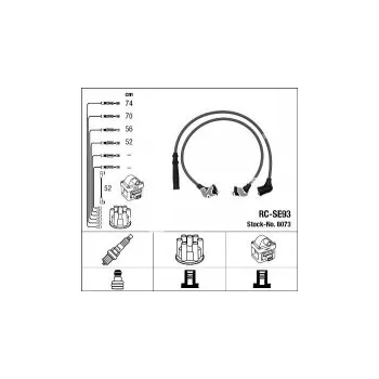 Zapalovací kabel Sada kabelů pro zapalování NGK RC-SE93 - SUZUKI