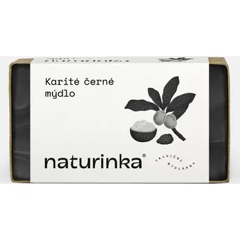 Mýdlo Karité mýdlo s aktivním uhlím Naturinka 110 g