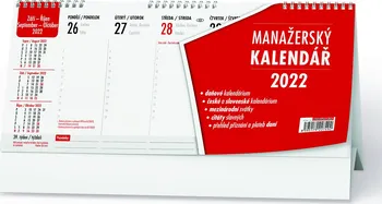 Kalendář Baloušek Tisk stolní daňový pracovní kalendář Manažerský 2022