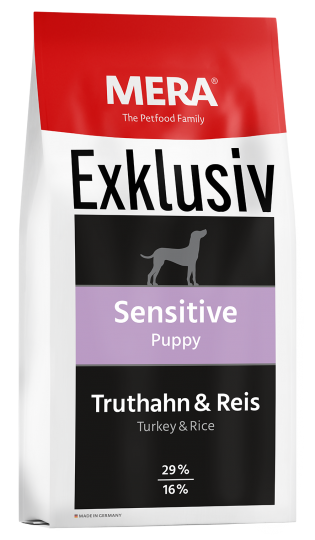 Mera Exklusiv Sensitive Puppy krocan a rýže Výhodné balení 2x15 kg