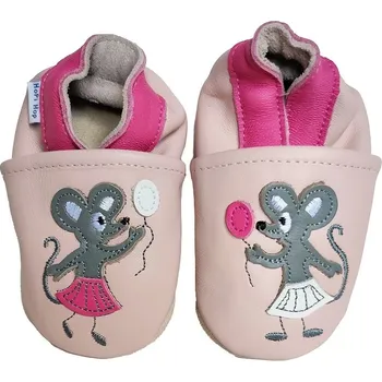 Capáčky Capáčky Hopi Hop růžové s myškou velikost: 24/25