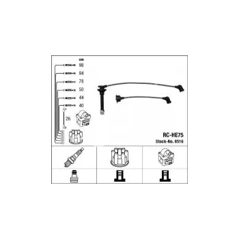 Zapalovací kabel Sada kabelů pro zapalování NGK RC-HE75 - HONDA