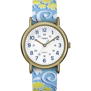 Sporttester Hodinky Timex Weekender Reversible Floral Gold