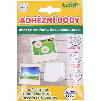 Samolepící etiketa Wiky 814523 adhezní body 120 ks