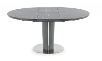 Jídelní stůl Halmar Ricardo šedý mramor
