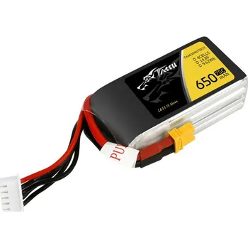 RC vybavení GENS ACE LIPO TATTU FPV serie - 4S 650mAh 14,8V 4S1P (75C) XT30 Plug