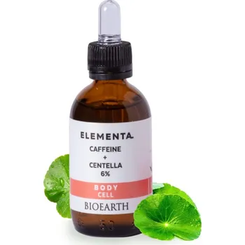 Pleťové sérum BIOEARTH Elementa BODY sérum: Kofein + centella 6% 50ml