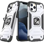 Wozinsky Ring Armor kryt na iPhone 13 Pro - stříbrný