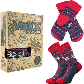 Dámská móda Dárková sada PONOŽKY + RUKAVICE Voxx - jeans velikost/rozměry: 39-42