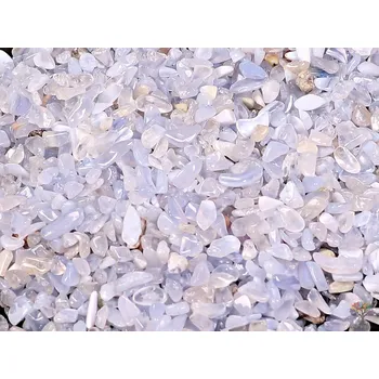 Drahý kámen Magieprirody.cz Tromlovaný kámen Chalcedon modrý XXS velikost 3 - 12 mm - Brazílie #266 Množství: 100g