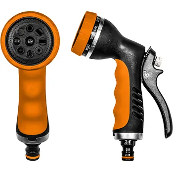 Zahradní pistole TEXIM Postřikovací pistole kovová 8-funkcí HOBBY