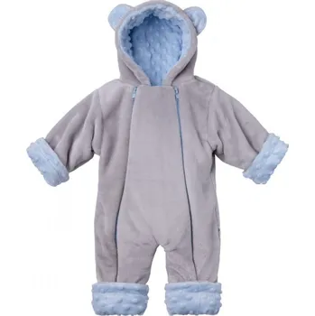 ESITO Minky Teddy zimní overal modrý, 68-74