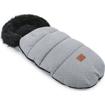Fusak Zimní fusak HappyBee Trinity DIAMOND s kožíškem, Grey/Black