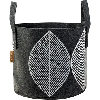 Úložný box Muurla Úložný koš Leaf 30l, černý