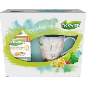 Čaj Pickwick Funkční čaj dárkové balení 30x 1,5 g + hrníček