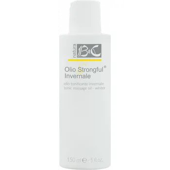 Masážní přípravek Strongful Invernale - Dermotonizující masážní olej pro ty, kteří dělají zimní sporty BeC Natura 150 ml