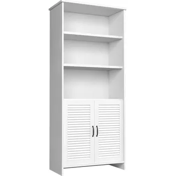 Knihovna Eoshop Vitrína Oriental D2W, bílá, lamino