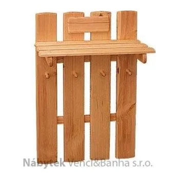 Věšák dřevěný závěsný věšák z masivu drewfilip 21