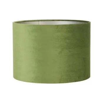 Stínidlo Zelené sametové stínidlo na lampu Velours - Ø 18* 15cm/ E27