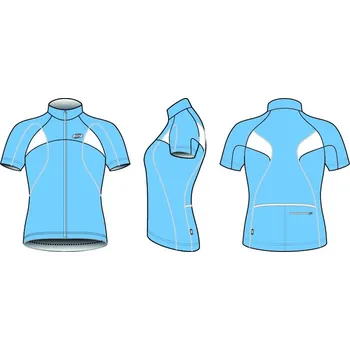 cyklistický dres Dres BBB BBW-106 GirlComfort modrý Podkarta: S