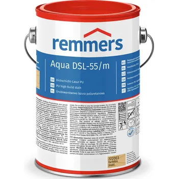barva a nátěr na dřevo Remmers Aidol Aqua DSL-55/SG PU (starý název Compact Lasur) BEZBARVÁ 2,5L + dárek k objednávce nad 1000Kč